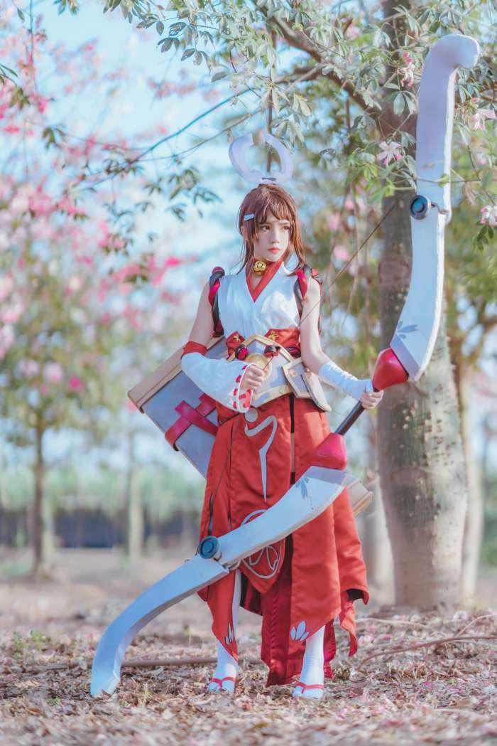 网紅Coser@桜桃喵 - 王者荣耀 伽罗COS [32P/655MB] - 第1张