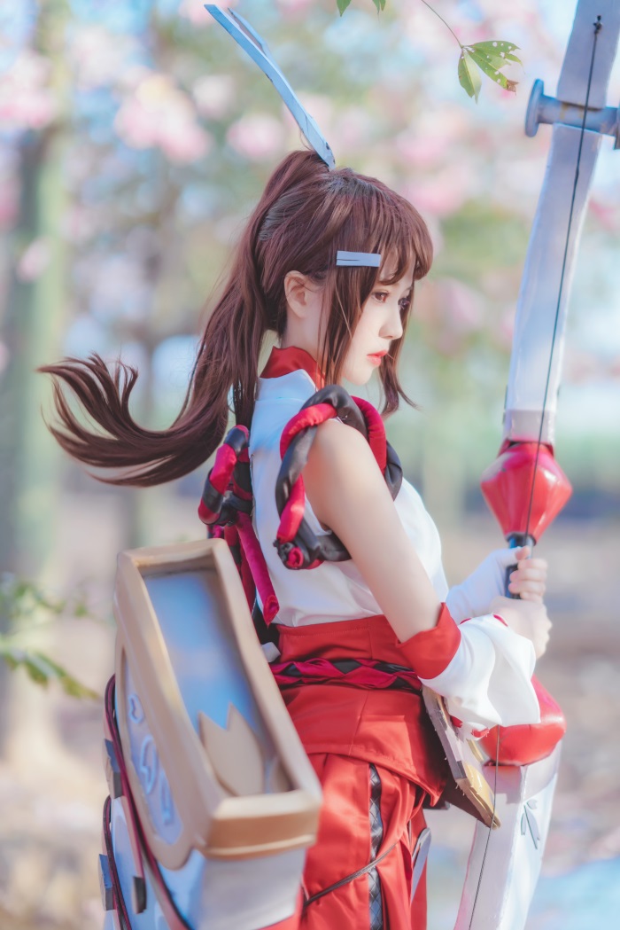 网紅Coser@桜桃喵 - 王者荣耀 伽罗COS [32P/655MB] - 第3张