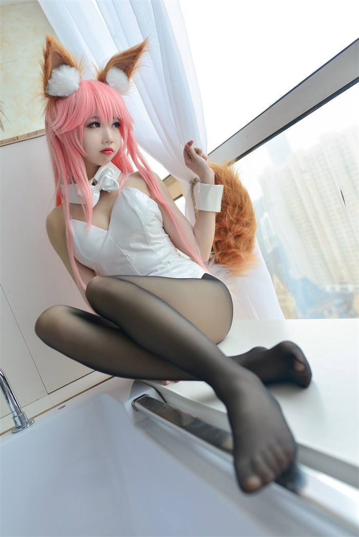 微博红人Coser@雪琪SAMA - 玉藻前兔女郎 [30P/286MB] - 第1张