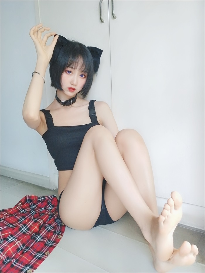 网紅Coser@木绵绵OwO - 不良猫 [44P/2V/144MB] - 第3张